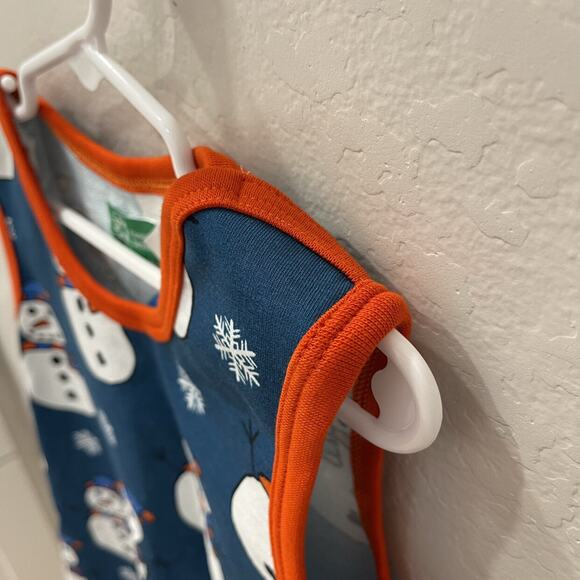 NWT Naperonuttu Blue Snowman Tank Dress - Picture 3 of 6